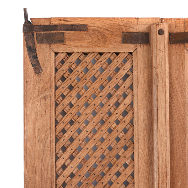 Lattice Indian Jali Doors From Bikaner - 19th Century