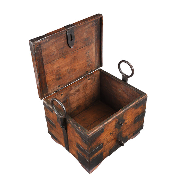 Iron Bound Teak Ammunition Limber Chest - 19th Century | Indigo Antiques