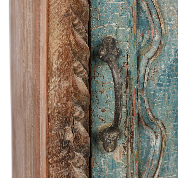 Bedside Cabinet Made From Reclaimed Teak