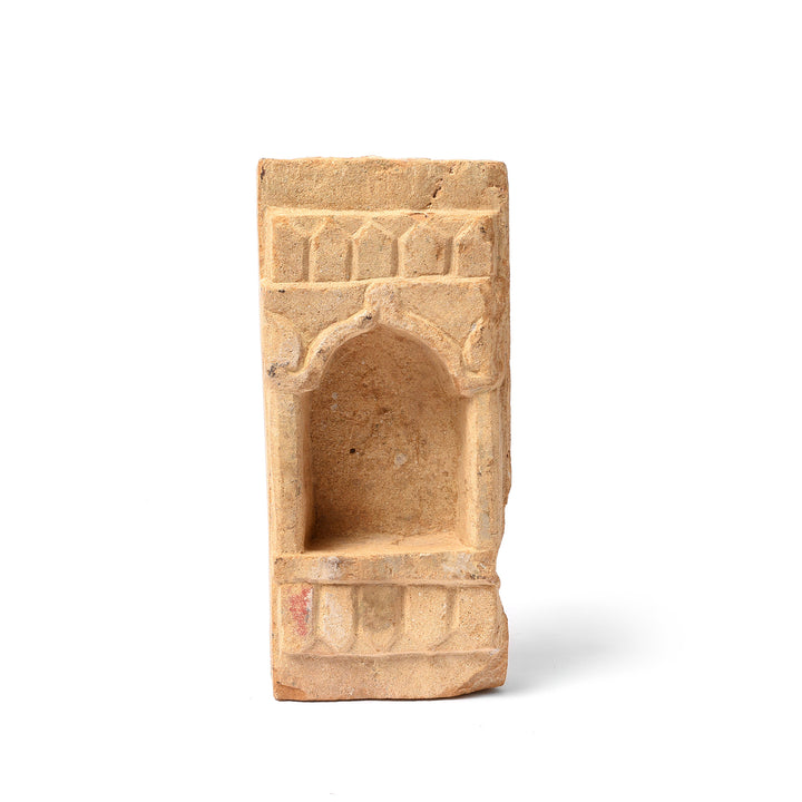 Carved Stone Lamp Niche From Rajasthan - 19thC | Indigo Antiques