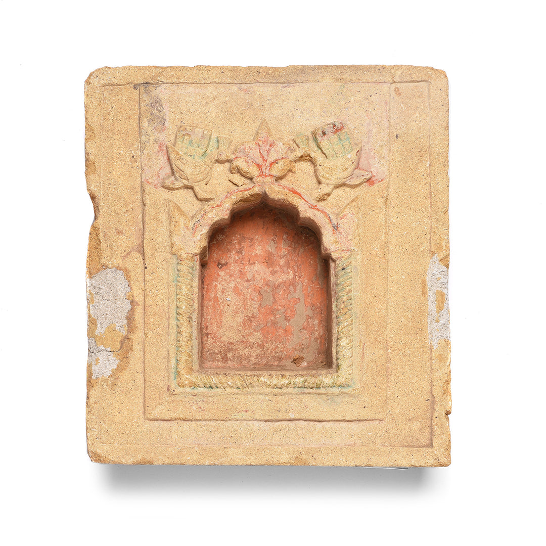 Carved Stone Lamp Niche From Rajasthan - 18thC | Indigo Antiques