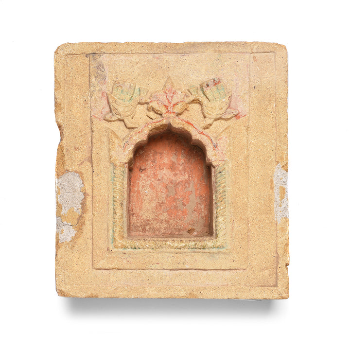 Carved Stone Lamp Niche From Rajasthan - 18thC | Indigo Antiques