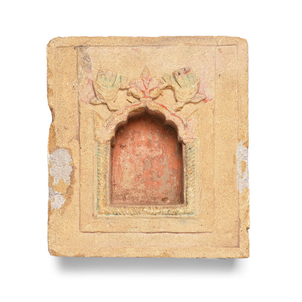 Carved Stone Lamp Niche From Rajasthan - 18thC