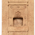 Carved Stone Lamp Niche From Rajasthan - 19thC