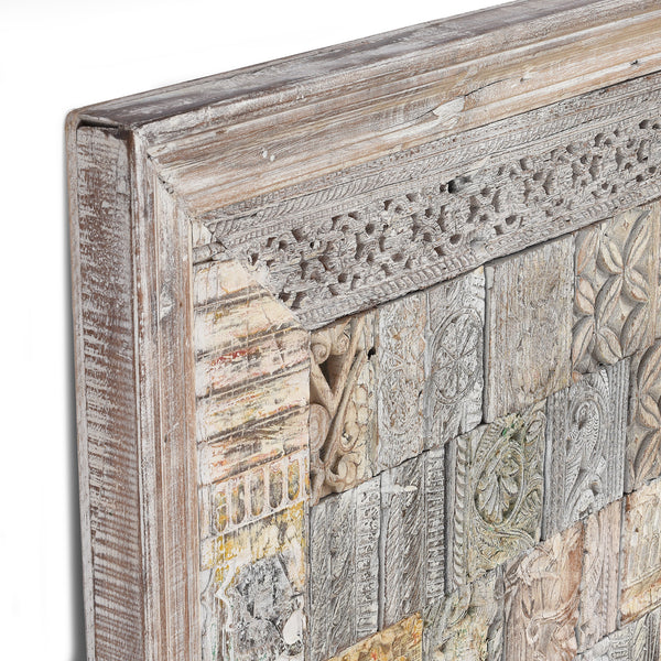 Decorative Bedhead Made From Old Architectural Carvings