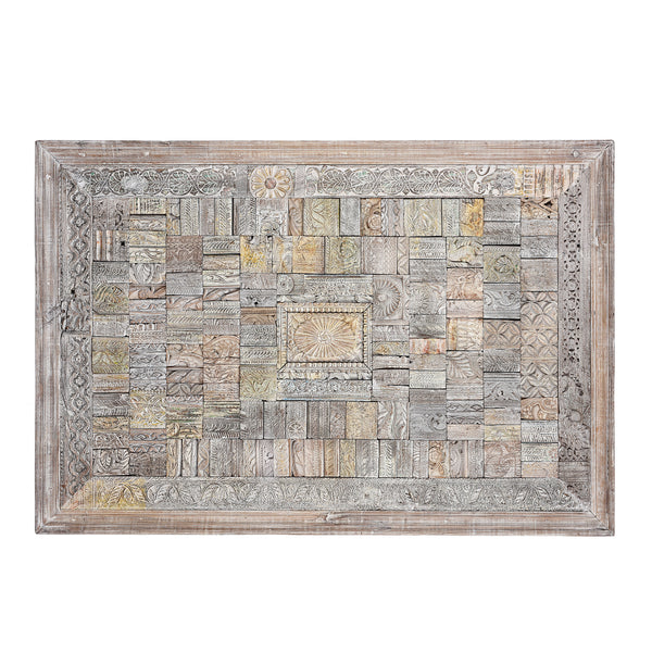 Decorative Bedhead Made From Old Architectural Carvings
