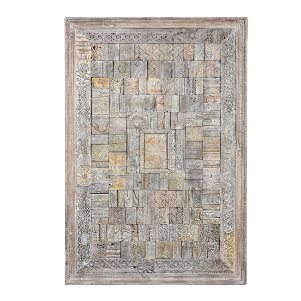 Decorative Bedhead Made From Old Architectural Carvings