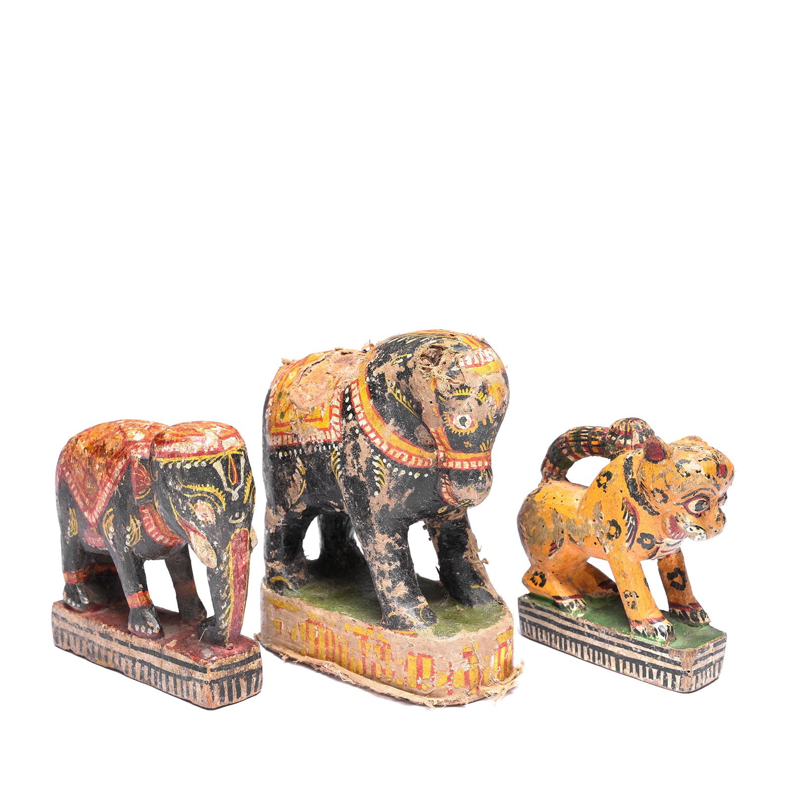 Vintage Painted Animals From Orissa, India | Indigo Antiques