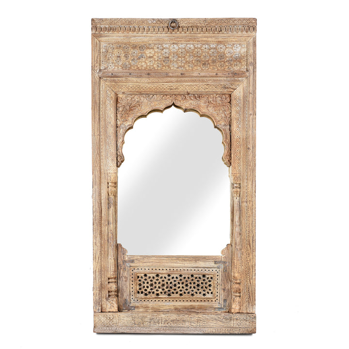 Indian Mirror Made From An Old Rosewood Window - 18thC | Indigo Antiques