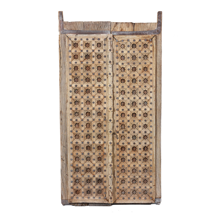 Antique Carved Mughal Rosewood Window Shutter From Punjab- 18thC | Indigo Antiques