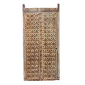 Carved Sun Bleached Window Shutters From Punjab - 18th Century