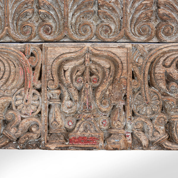 Large Indian Door Mirror From Saurashtra - 18thC (140 x 207cm)