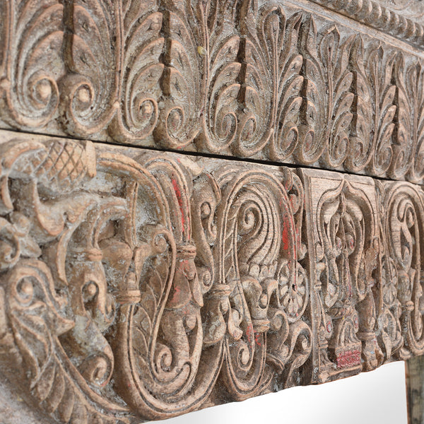 Large Indian Door Mirror From Saurashtra - 18thC (140 x 207cm)