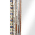 Blue Painted Indian Mirror - 19thC (60 x 92cm)