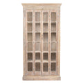 Limed Indian Book Cabinet Made From Reclaimed Teak