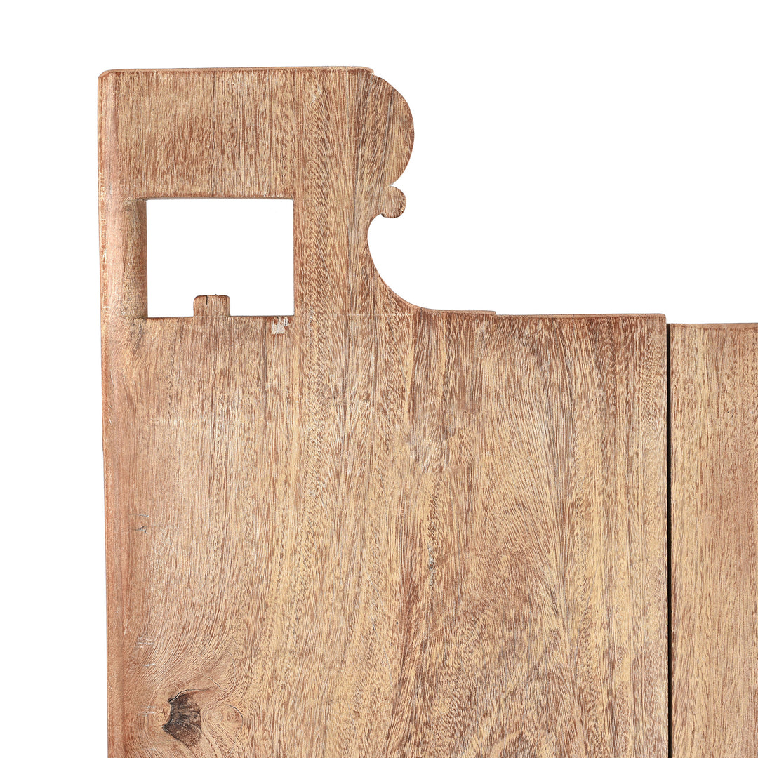 Detail From Antique Indian Jackfruit Door From Kerala - 19thC | Indigo Antiques