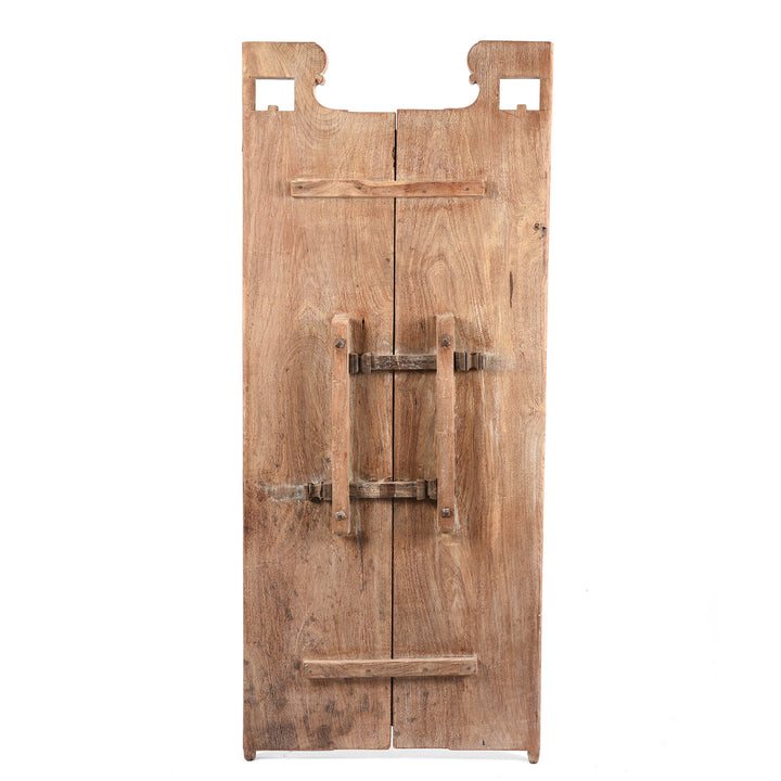 Reverse Of Antique Indian Jackfruit Door From Kerala - 19thC | Indigo Antiques