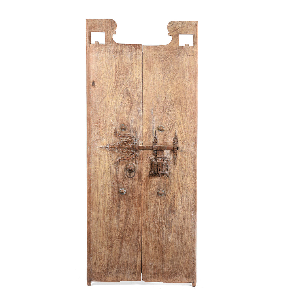 Jackfruit Wood Door From Kerala - 19thC
