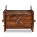 Carved Tribal Cedar Chest From The Kulu Valley - Ca 1920