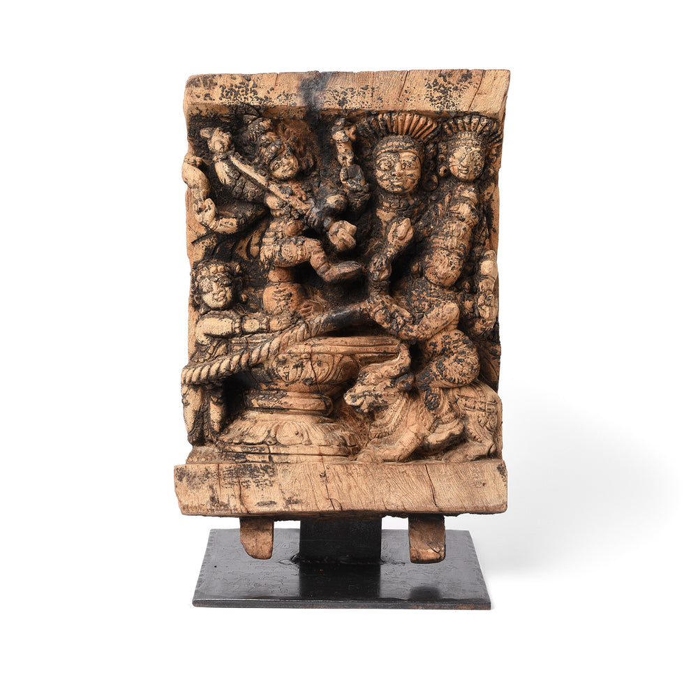 Antique Markandeya Chariot Carving From South India - 18th Century | Indigo Antiques