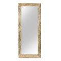 Cream Painted Indian Mirror (153 x 61cm)