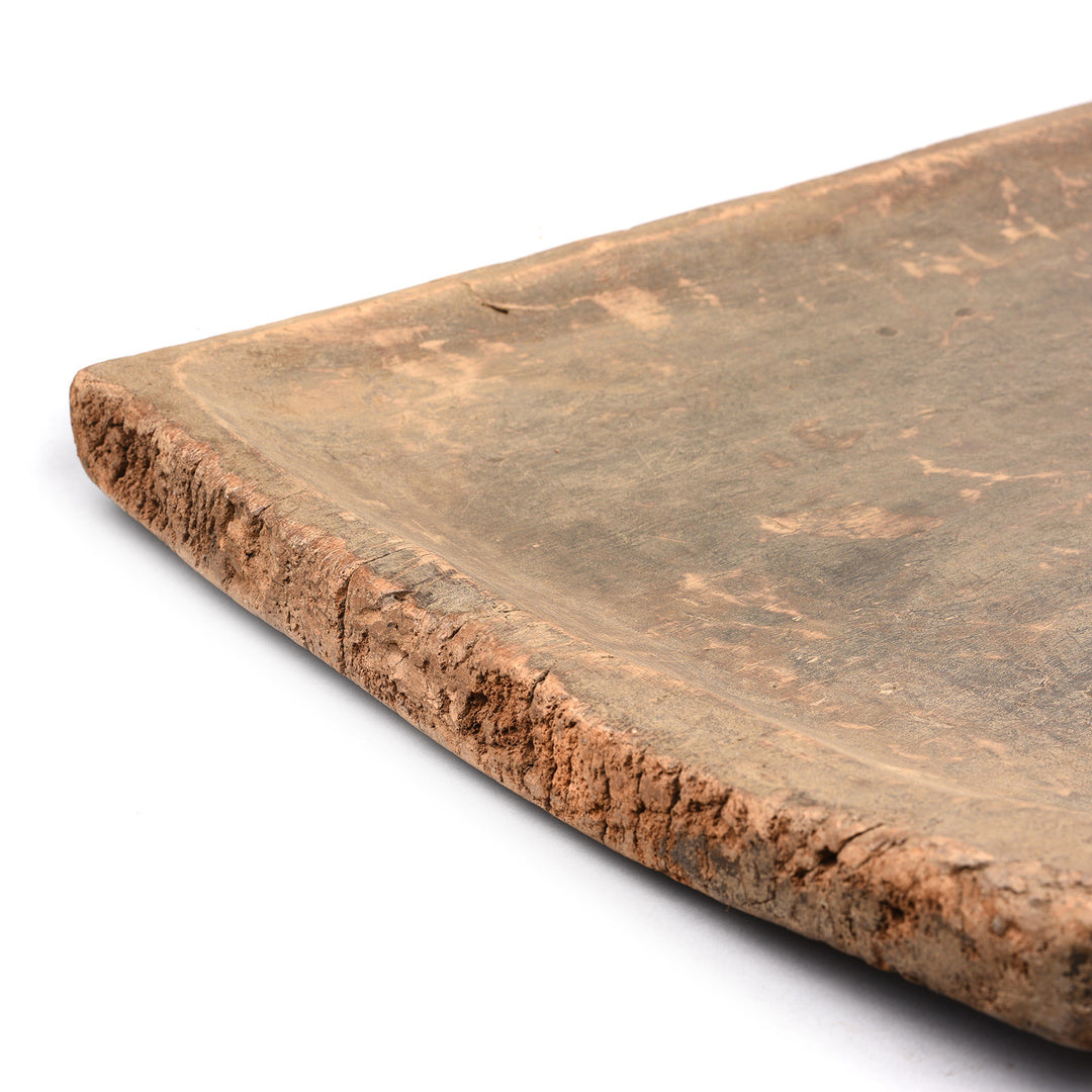 Detail From Antique Carved Tribal Serving Plate From Nagaland - 19thC | Indigo Antiques