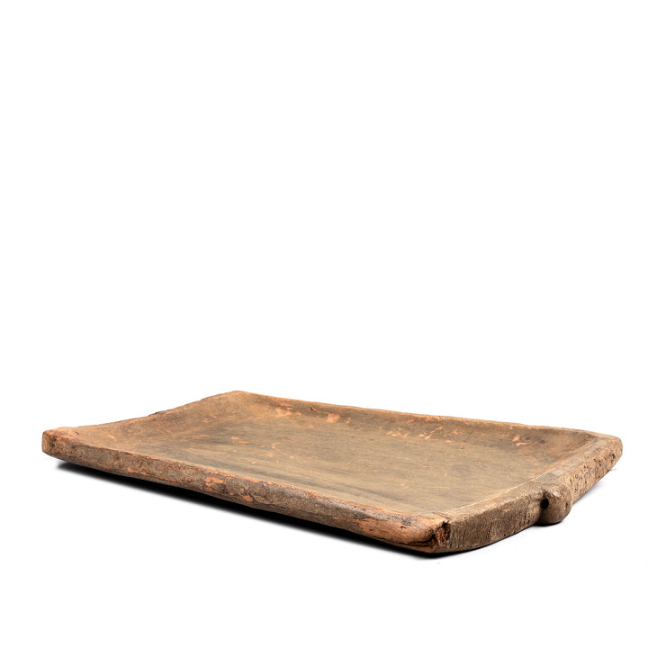 Antique Carved Tribal Serving Plate From Nagaland - 19thC | Indigo Antiques