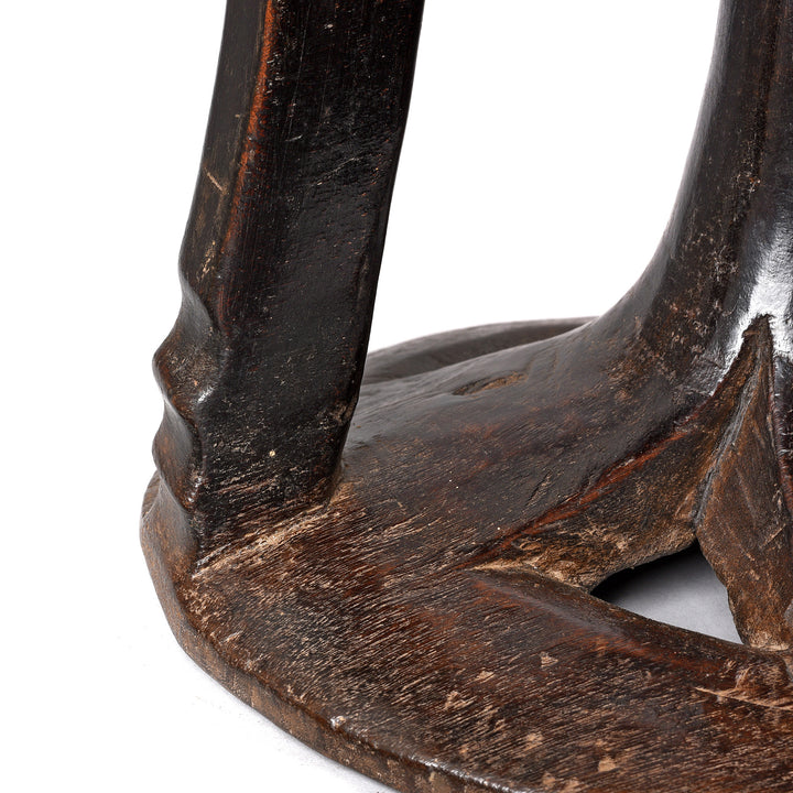 Detail From Antique Carved Tribal Food Bowl From Nagaland -  Ca 1920 | Indigo Antiques