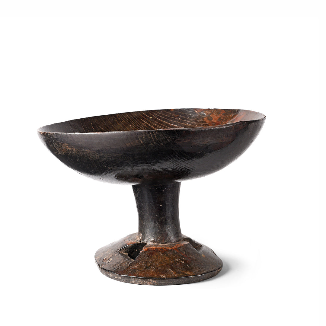 Carved Tribal Food Bowl From Nagaland -  Ca 1920 | Indigo Antiques