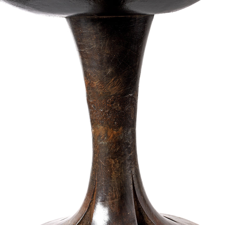 Antique Carved Konyak Tribal Food Bowl From Nagaland - Ca 1920 | Indigo Antiques