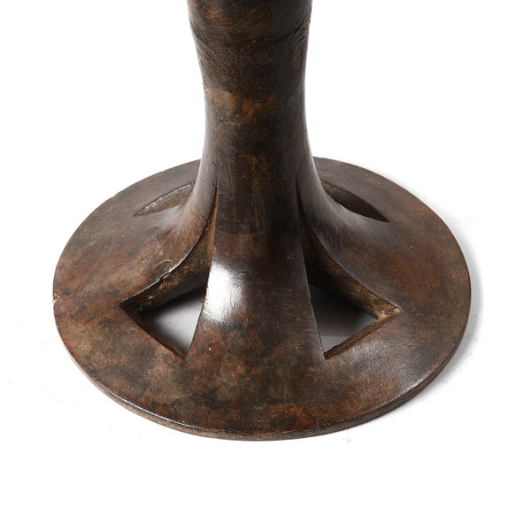 Carved Tribal Food Bowl From Nagaland - Ca 1920