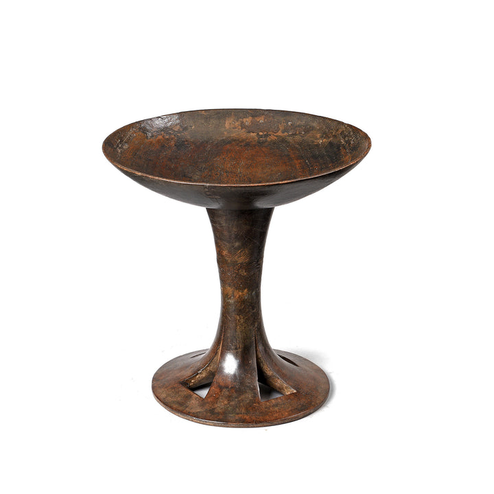 Antique Carved Konyak Tribal Food Bowl From Nagaland - Ca 1920 | Indigo Antiques