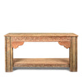 Painted Indian Console Table Made From Reclaimed Teak