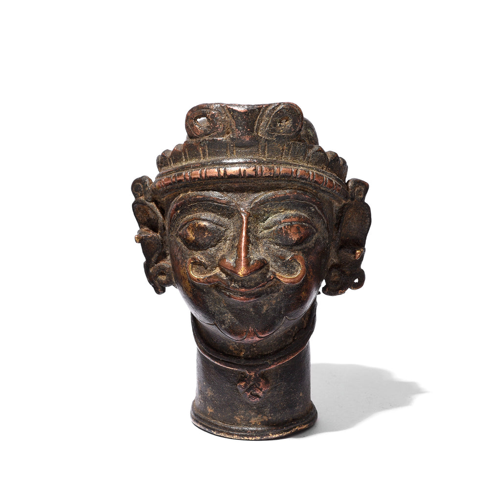 Bronze Shiva Mukhalinga From Andhra Pradesh - 18th Century