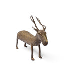 Bronze Dhokra Kondh Deer From Orissa - 19th Century