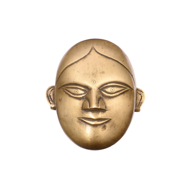Brass Gauri Head Pandan Box - Ca 1910