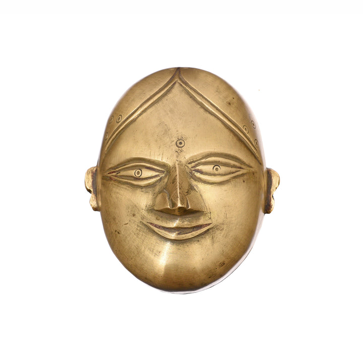 Antique Brass Gauri Head Betelnut Box - 19th Century | Indigo Antiques