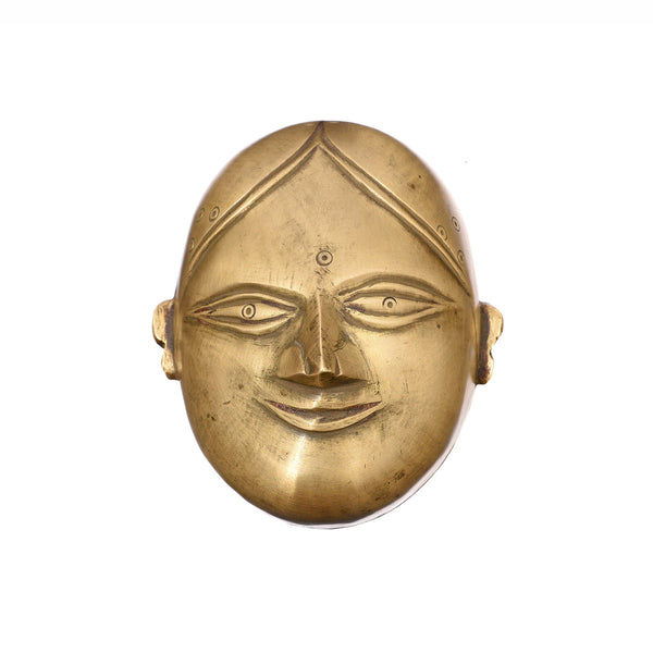 Brass Gauri Head Pandan Box - Ca 1910