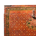 Painted Teak Jain Prayer Book Box From Gujarat - 19thC