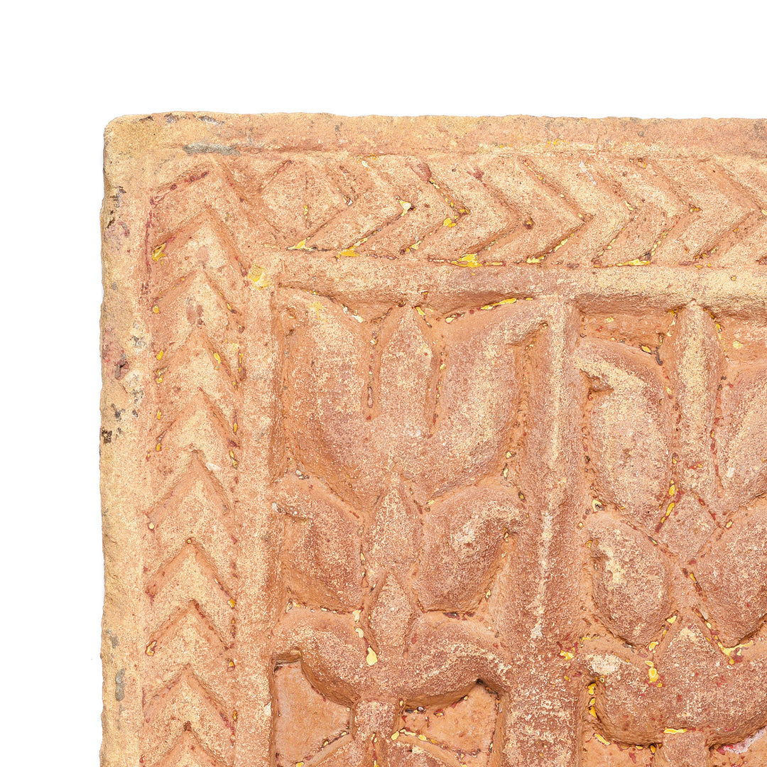 3 Way Stone Lamp Niche from Jaisalmer- 19thC | Indigo Antiques