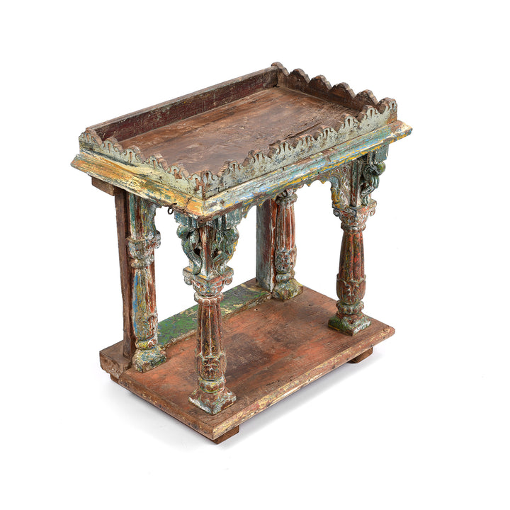 Indian Painted House Shrine From Gujarat - 19thC | Indigo ANtiques