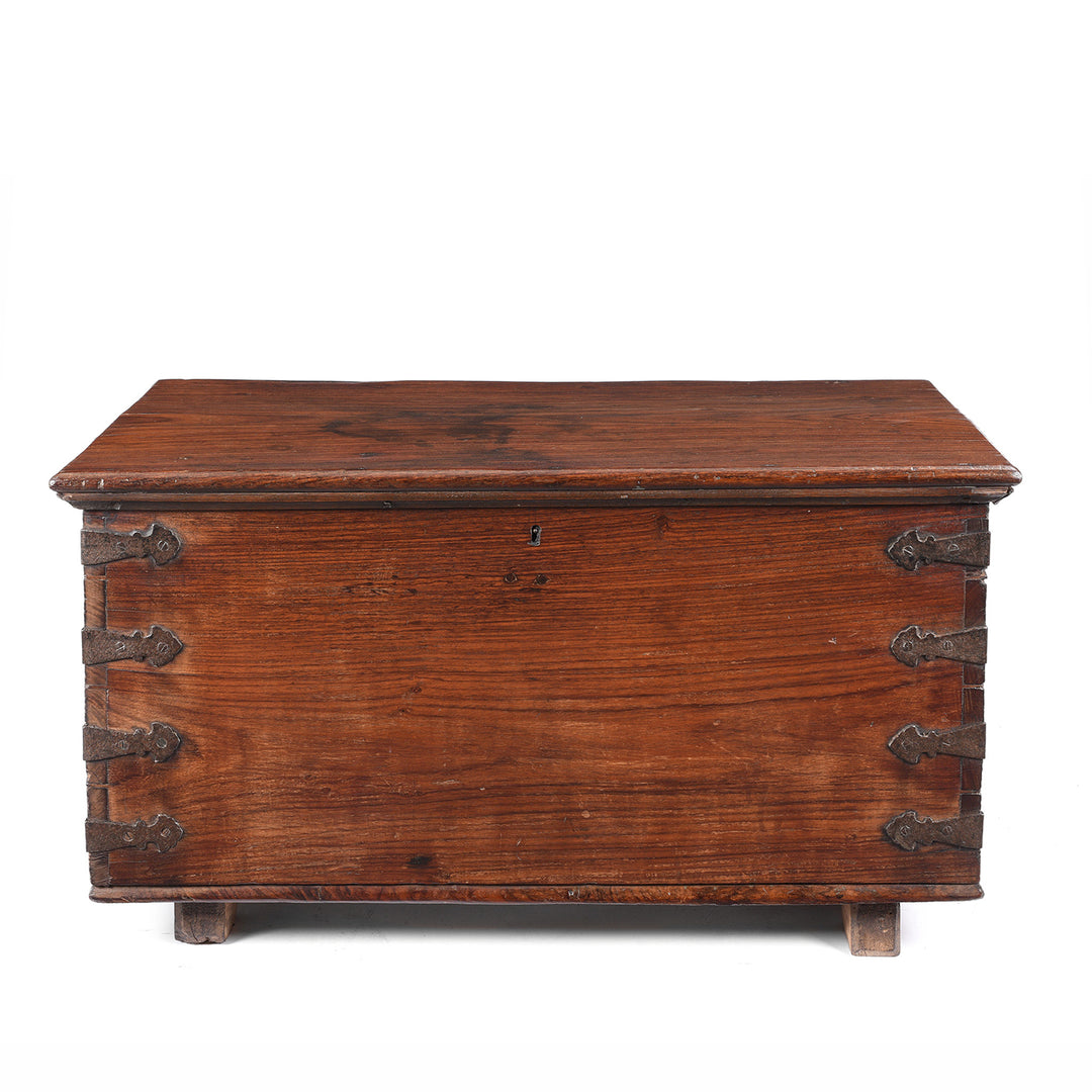 Iron Bound Indian Rosewood Chest From Kutch - 19thC | Indigo Antiques