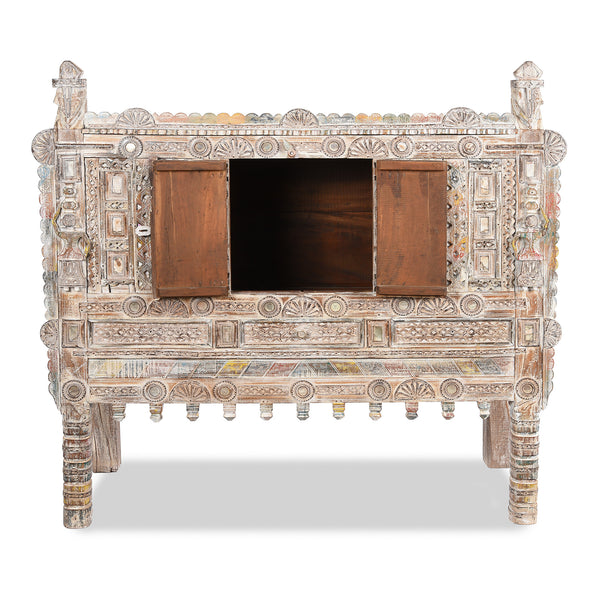 Teak Damchiya Indian Dowry Chest From Kutch - Ca 1920