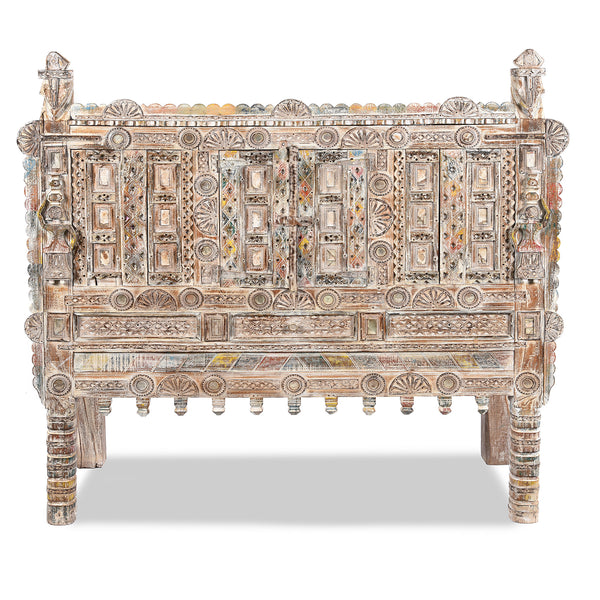 Teak Damchiya Indian Dowry Chest From Kutch - Ca 1920
