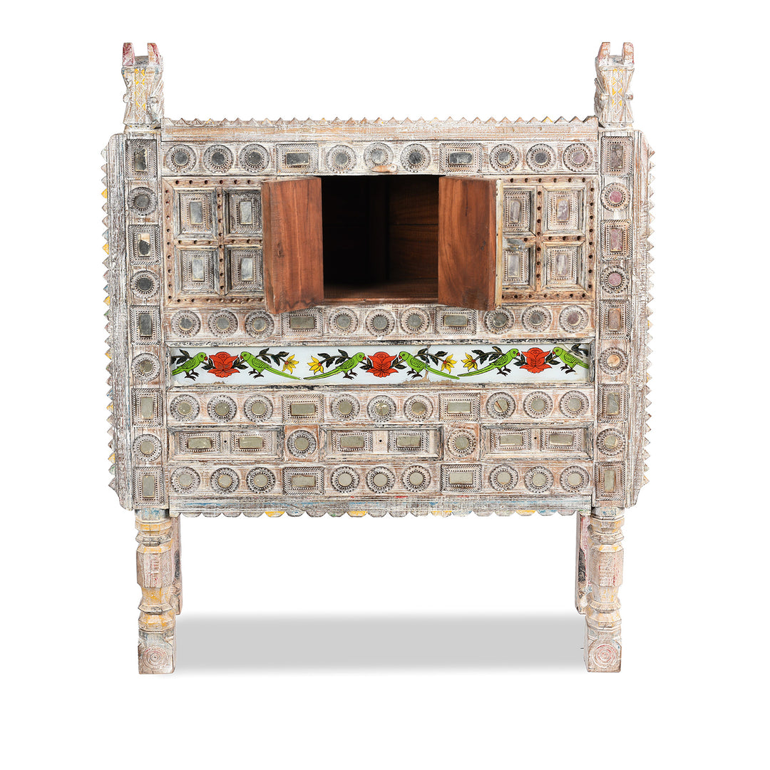 Indian 'Damchiya' Dowry Chest From Kutch - Ca 1920 | Indigo Antiques