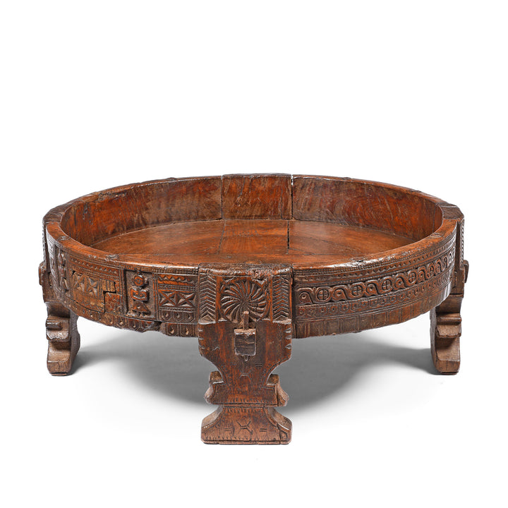 Indian Chakki Coffee Table From Rajasthan - 19thC | Indigo Antiques