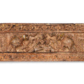 Carved Lintel Panel Of Ganesh & Gajalaxmi From Gujarat - 18thC