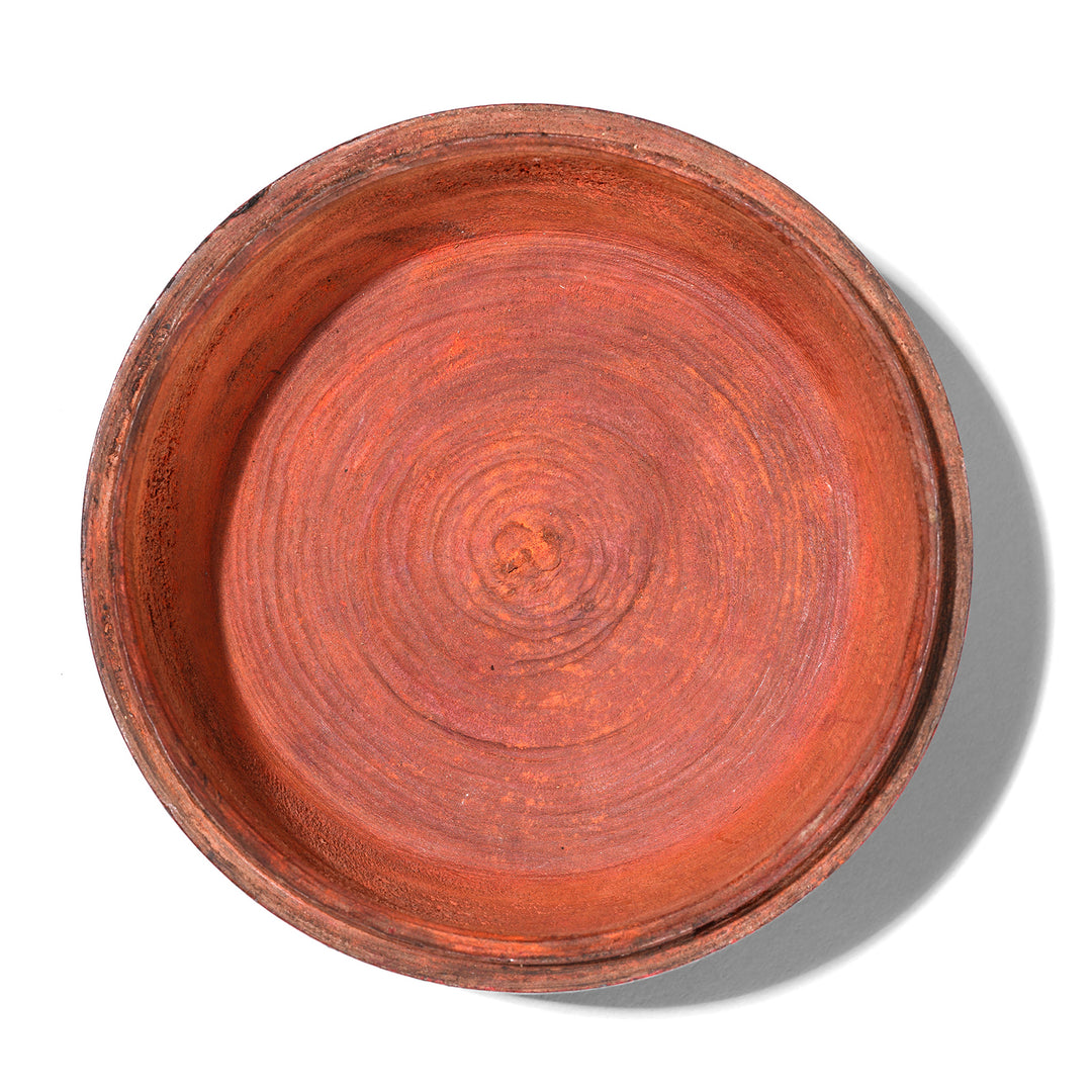 Interior Of Antique Lacquer Pot From Uttar Pradesh - Ca 1910 | Indigo Antiques