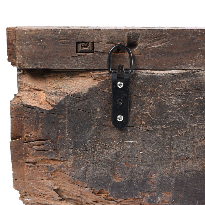 Hanger Detail From Antique Old Carved Teak Coat Hook Panel - Circa 100 Yrs Old | Indigo Antiques