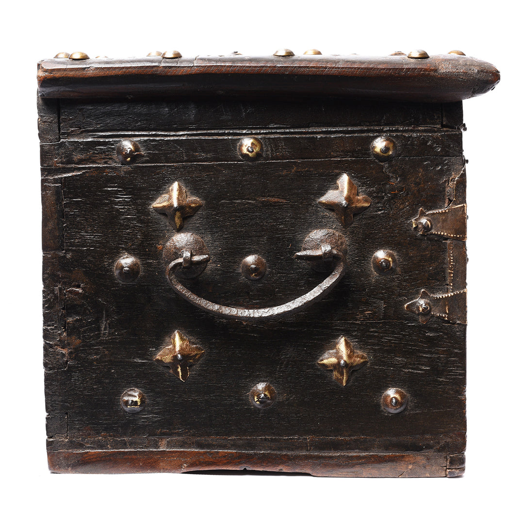Handle From Brass Bound  Rosewood Jewellery Box From Kutch - 19ThC | Indigo Antiques